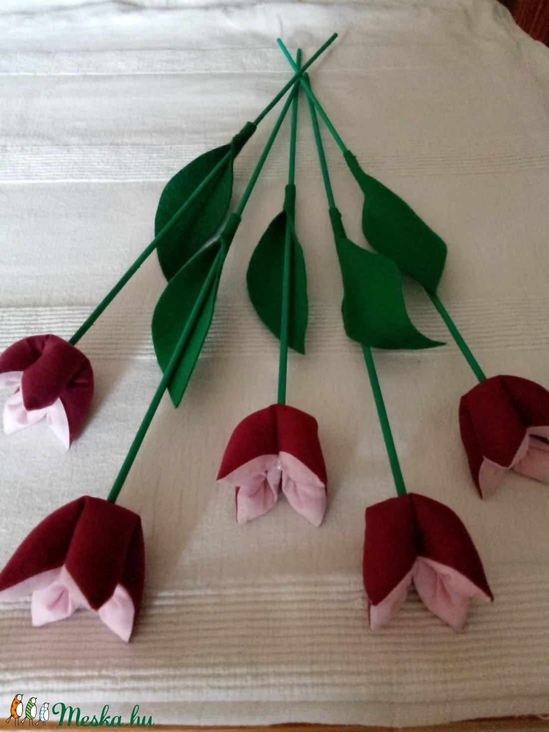 Textil tulipán - otthon & életmód - dekoráció - Meska.hu Textil tulipán - otthon & életmód - dekoráció - Meska.hu