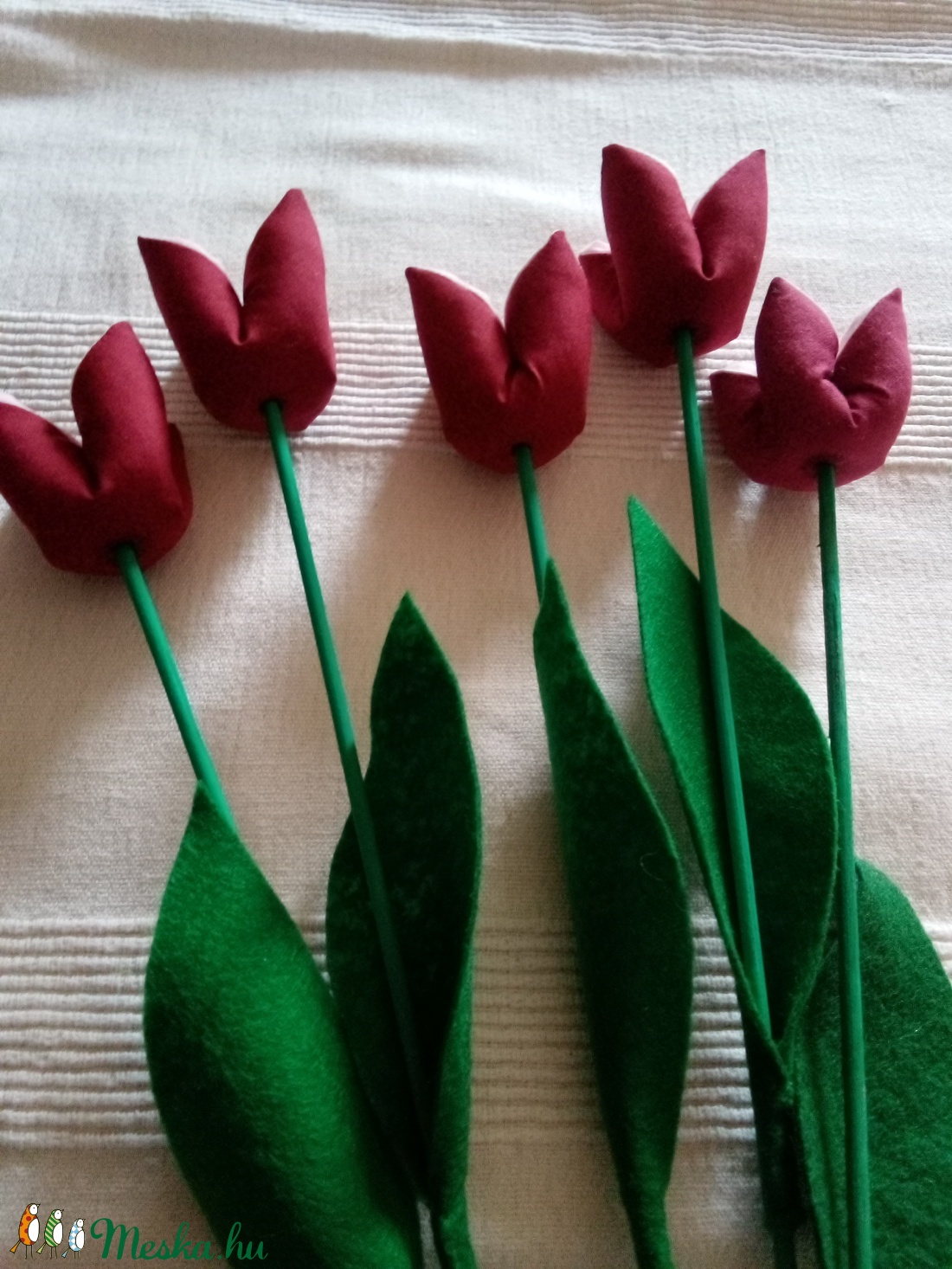 Textil tulipán - otthon & életmód - dekoráció - Meska.hu Textil tulipán - otthon & életmód - dekoráció - Meska.hu