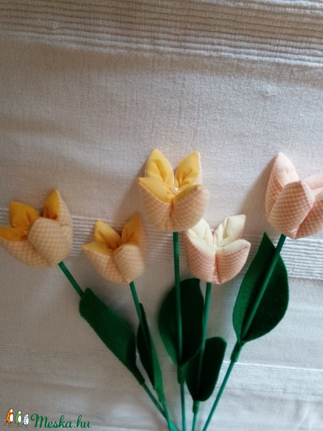 Textil tulipán - otthon & életmód - dekoráció - Meska.hu Textil tulipán - otthon & életmód - dekoráció - Meska.hu