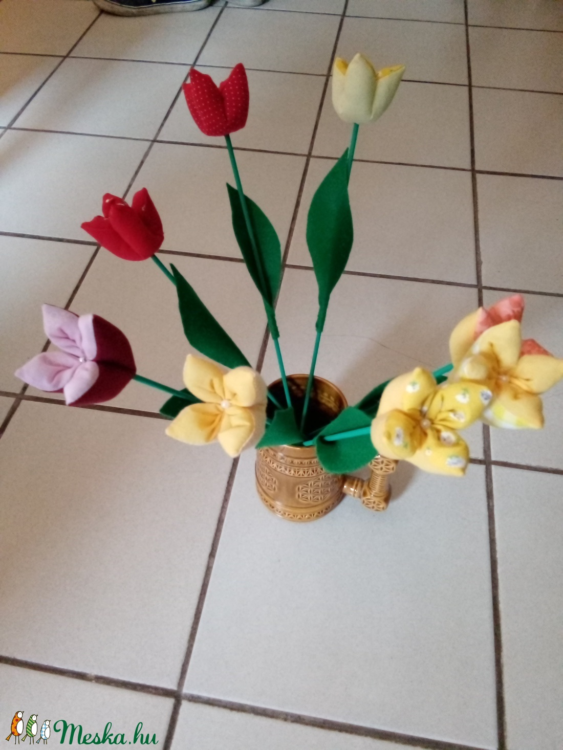 Textil tulipán - otthon & életmód - dekoráció - Meska.hu Textil tulipán - otthon & életmód - dekoráció - Meska.hu