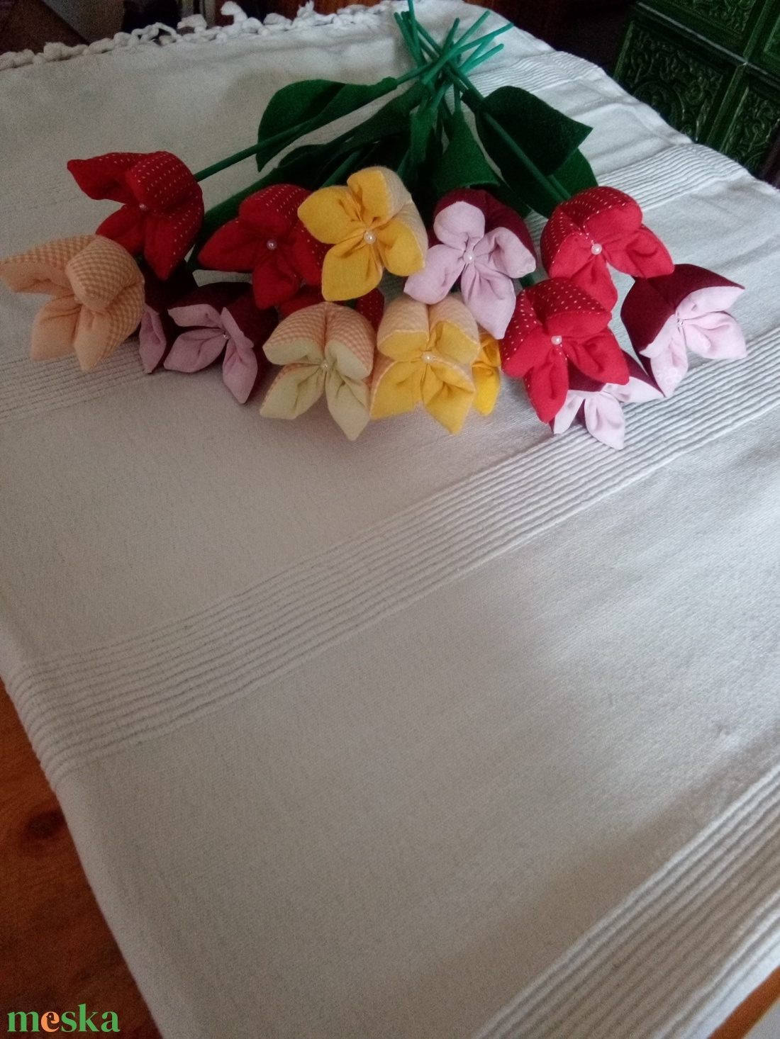 Textil tulipán - otthon & életmód - dekoráció - Meska.hu
