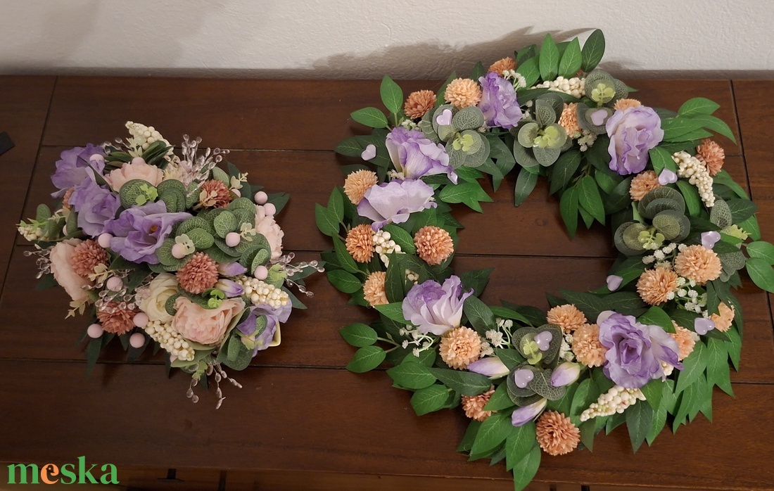 2 darab, elegáns, gazdagon díszített kopogtató és asztali dekoráció - otthon & életmód - dekoráció - asztal és polc dekoráció - asztaldísz - Meska.hu