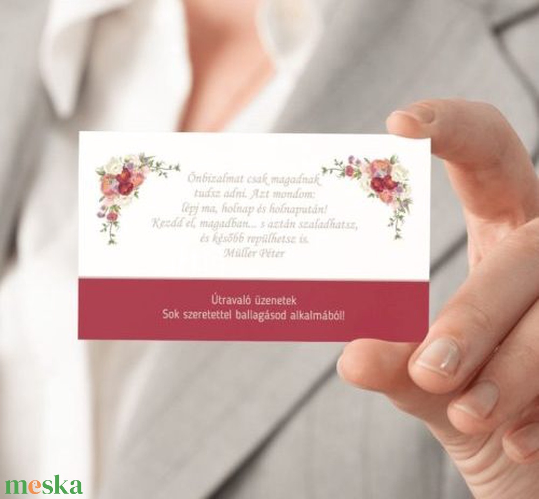 24 db-os Útravaló üzenetek - Sok szeretettel ballagásod alkalmából! - otthon & életmód - papír, írószer - egyedi szerkesztés - Meska.hu