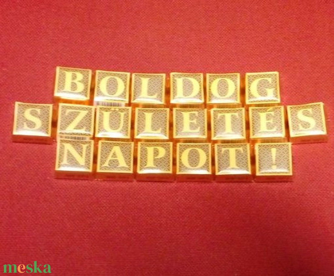 BOLDOG SZÜLETÉSNAPOT! minicsoki grafika sablon letölthető PDF - otthon & életmód - papír, írószer - matrica, matrica csomag - Meska.hu