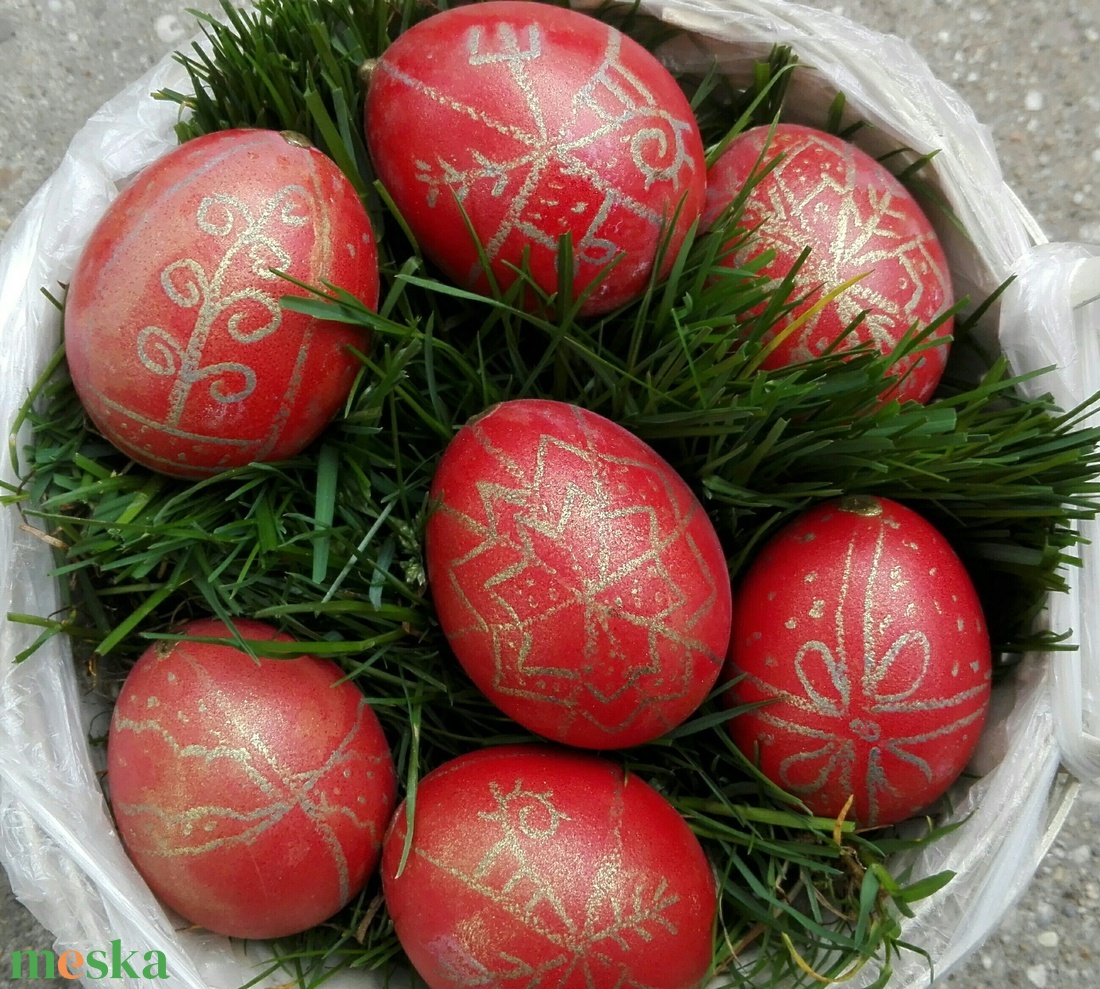 hímes tojás - otthon & életmód - dekoráció - dísztárgy - Meska.hu