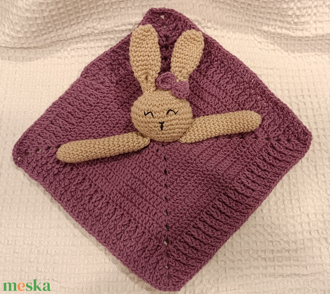 Nyuszóka Nyunyóka - baba - mama - baba játékok - szundikendő, alvóka - Meska.hu