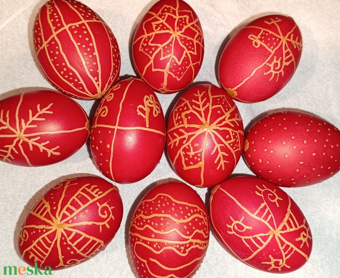 Hímes tojás - otthon & életmód - dekoráció - húsvéti asztaldíszek - Meska.hu