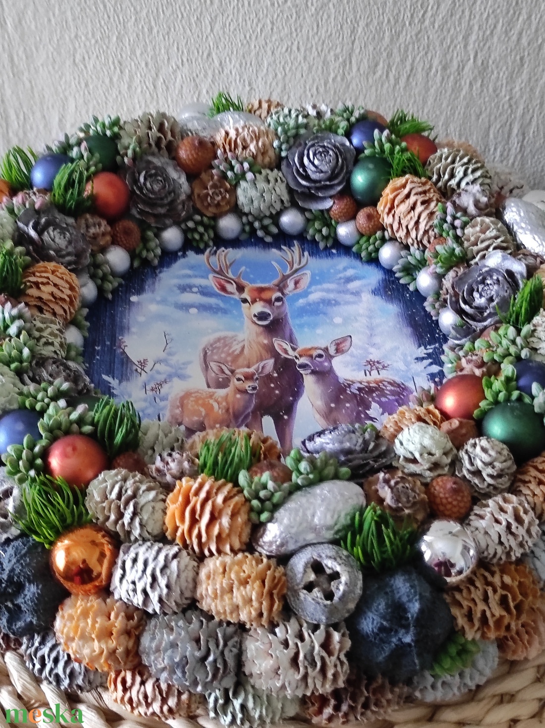 Téli erdő ajtókopogtató - karácsony - karácsonyi lakásdekoráció - karácsonyi ajtódíszek - Meska.hu Téli erdő ajtókopogtató - karácsony - karácsonyi lakásdekoráció - karácsonyi ajtódíszek - Meska.hu