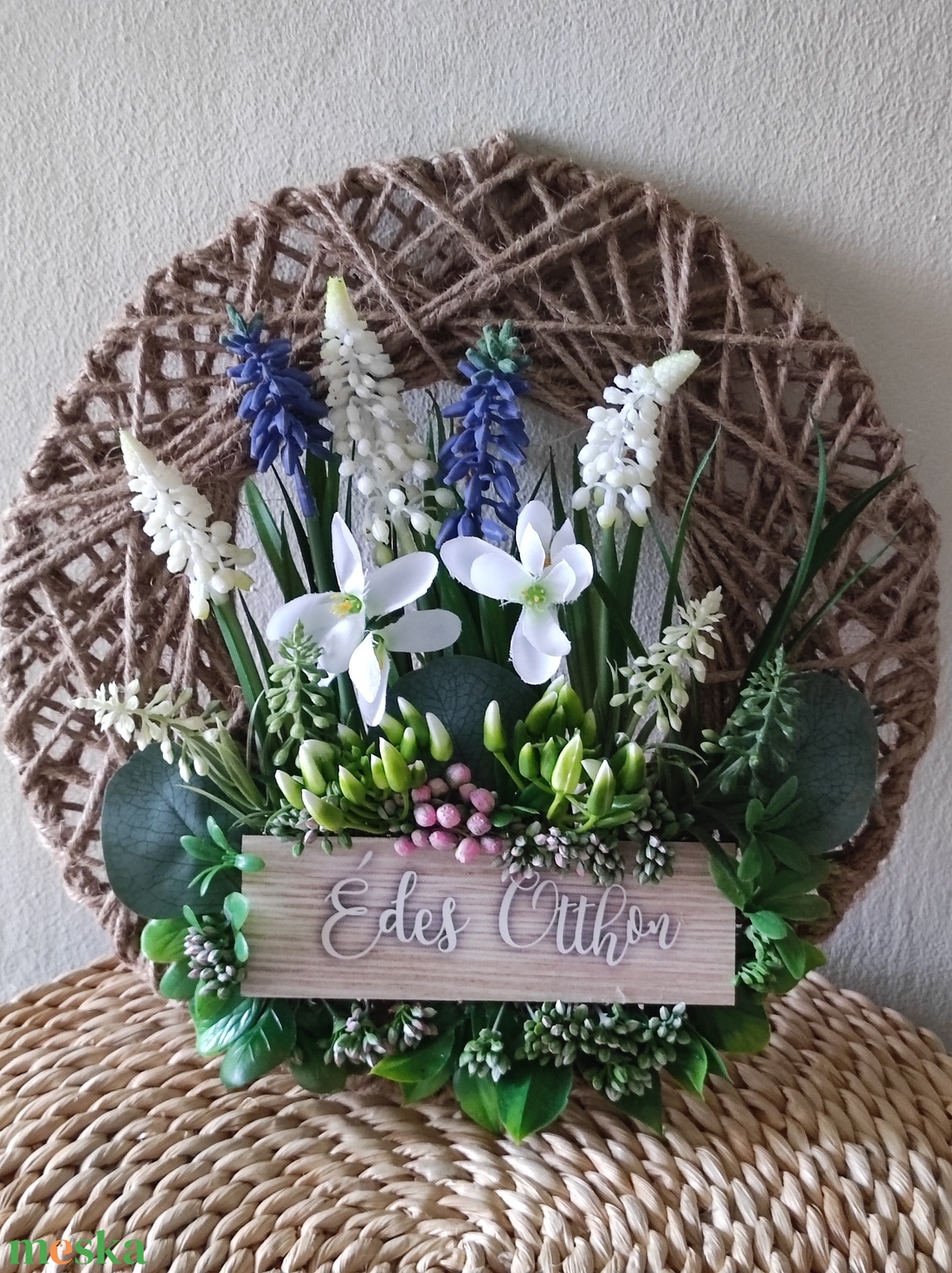 A tavasz virágai ajtókopogtató/fali dísz - otthon & életmód - dekoráció - ajtó- és ablak dekoráció - ajtódísz & kopogtató - Meska.hu