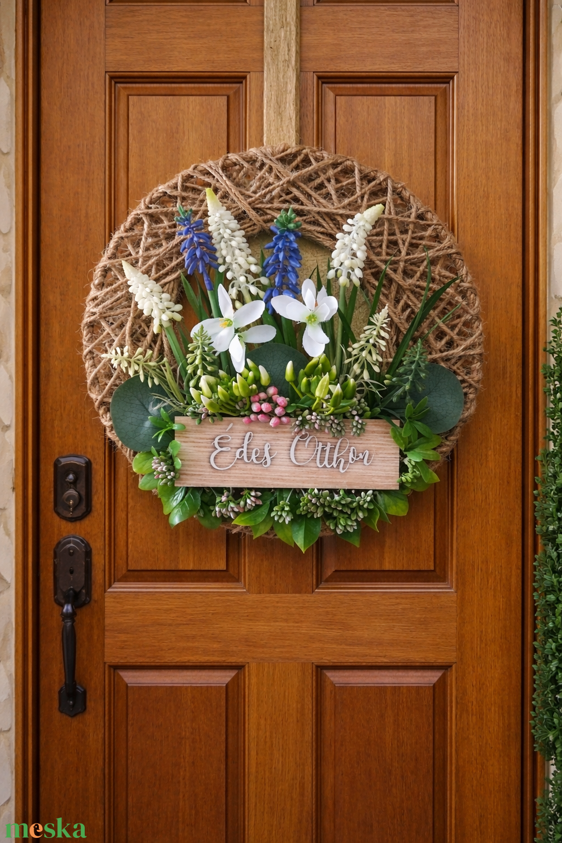 A tavasz virágai ajtókopogtató/fali dísz - otthon & életmód - dekoráció - ajtó- és ablak dekoráció - ajtódísz & kopogtató - Meska.hu
