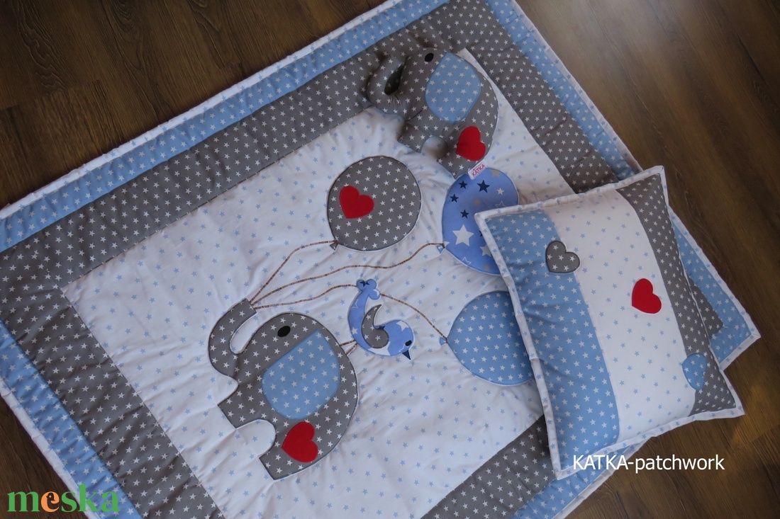 Elefántos patchwork takaró szett - otthon & életmód - babaszoba, gyerekszoba - babatakaró, gyerek pléd - Meska.hu Elefántos patchwork takaró szett - otthon & életmód - babaszoba, gyerekszoba - babatakaró, gyerek pléd - Meska.hu