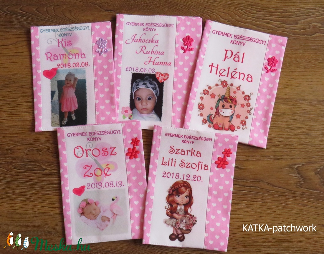 Gyermek egészségügyi könyv borító - - Meska.hu Gyermek egészségügyi könyv borító - - Meska.hu