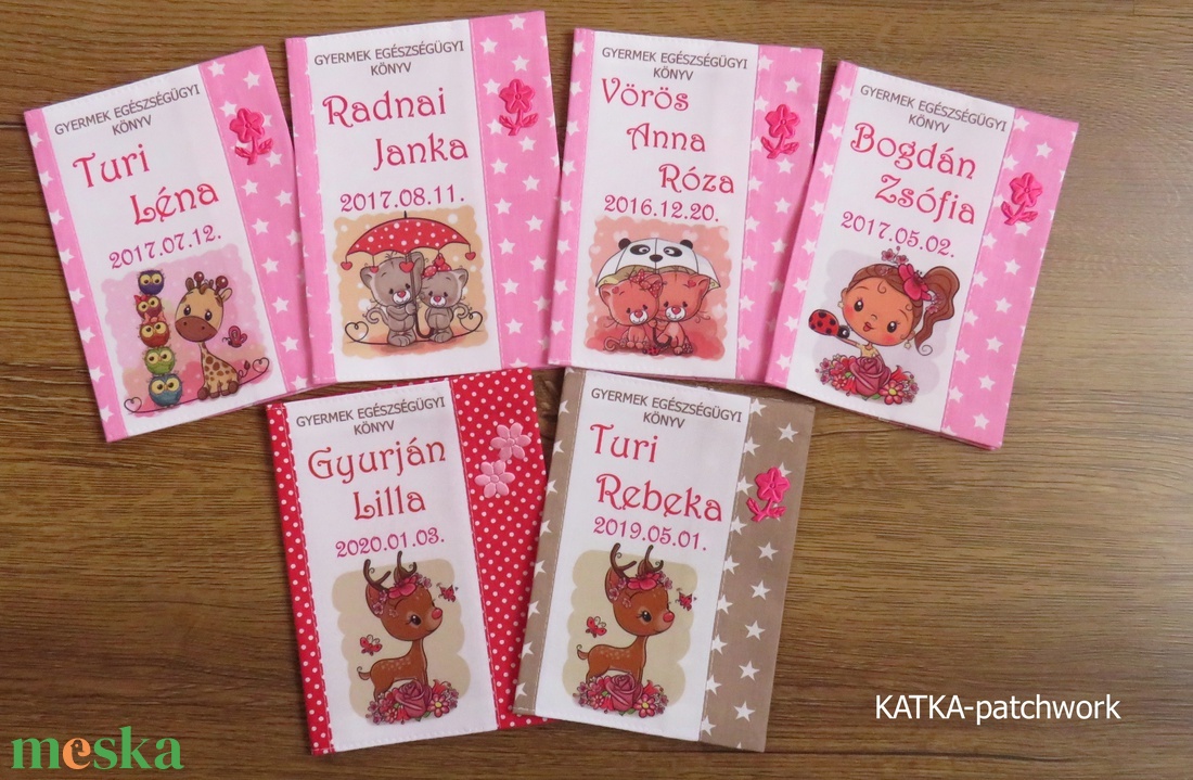 Gyermek egészségügyi könyv borító - - Meska.hu Gyermek egészségügyi könyv borító - - Meska.hu