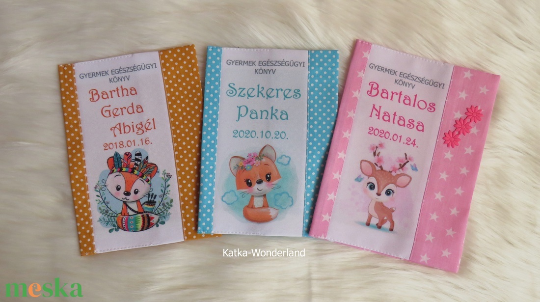 Gyermek egészségügyi könyv borító-egyszervú és pillangók - otthon & lakás - papír írószer - egészségügyi kiskönyv borító - Meska.hu
