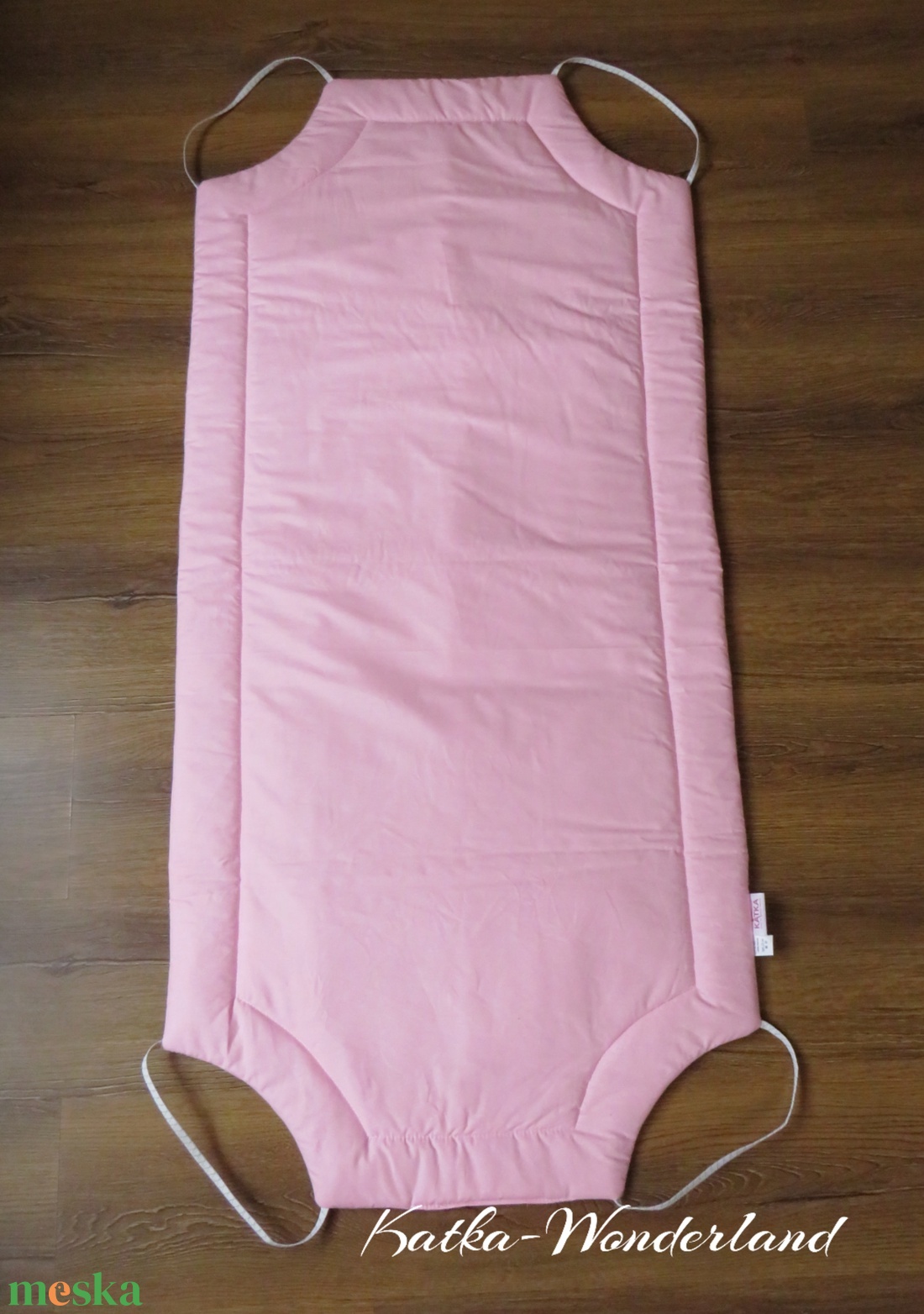 Gumis bélelt derékalj, ovis fektető-rózsaszín - játék & sport - ovis felszerelés - ovis lepedő - Meska.hu