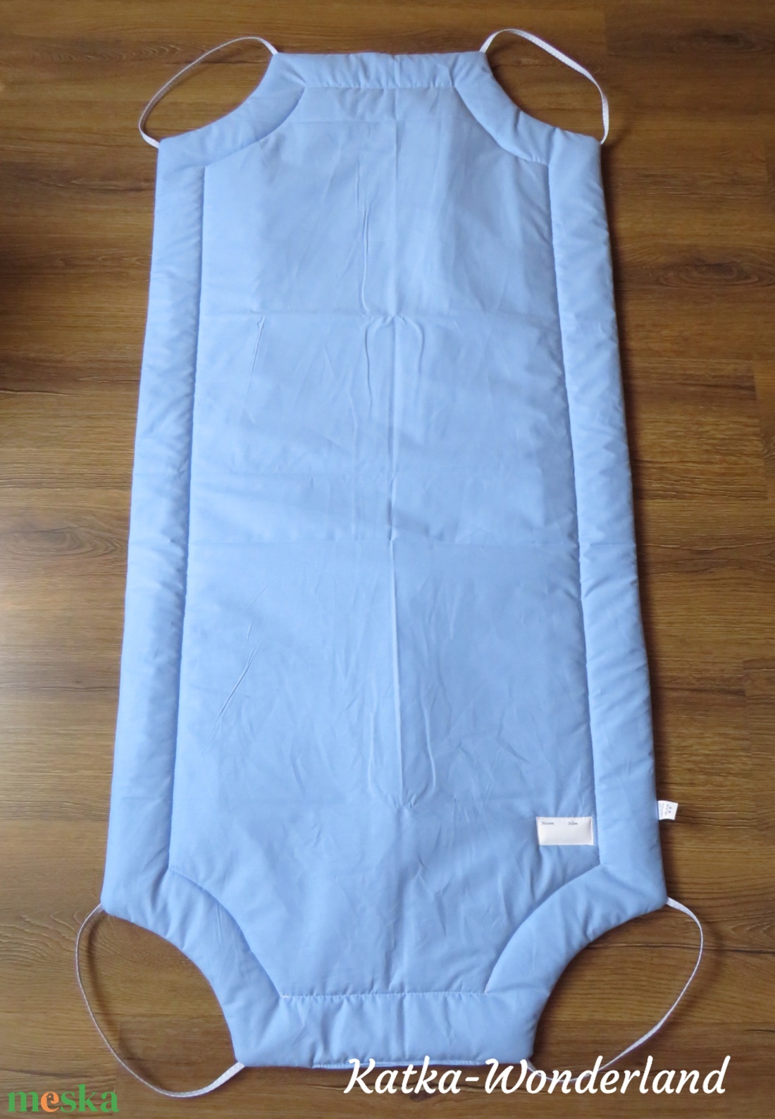 Gumis bélelt derékalj, ovis fektető-közép kék - játék & sport - ovis felszerelés - ovis lepedő - Meska.hu