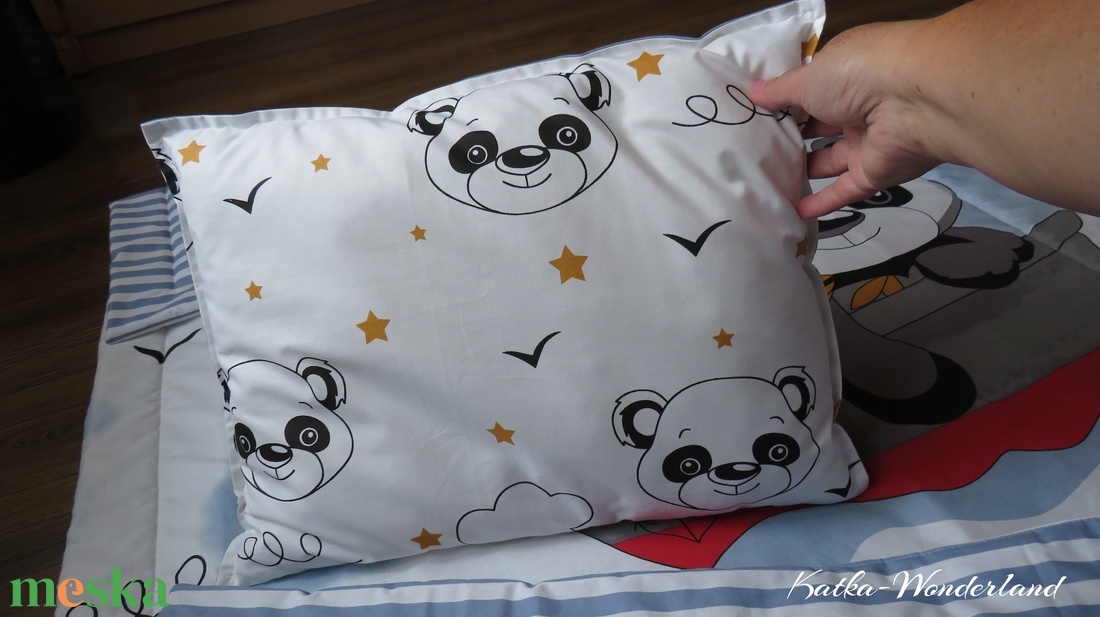 Baba takaró szett-panda - otthon & életmód - babaszoba, gyerekszoba - Meska.hu