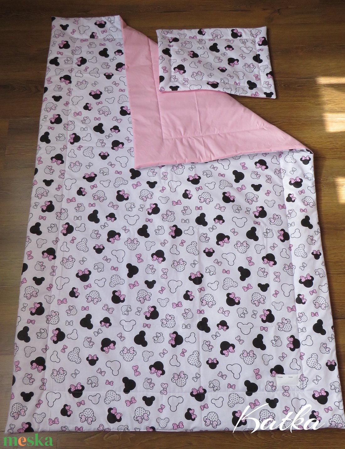 Ovis zsák és torna zsák KÉSZLETEN!- Minnie - játék & sport - ovis felszerelés - ovis szett - Meska.hu