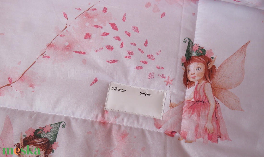 Ovis ágynemű kispárnával- tündérek - játék & sport - ovis felszerelés - ovis ágynemű - Meska.hu