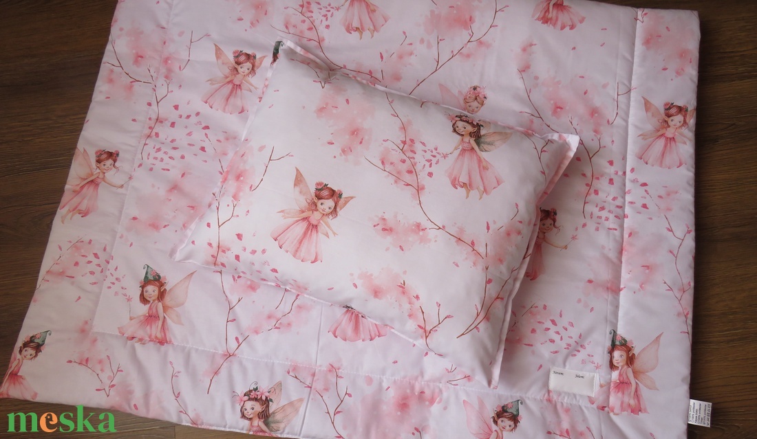 Ovis ágynemű kispárnával- tündérek - játék & sport - ovis felszerelés - ovis ágynemű - Meska.hu