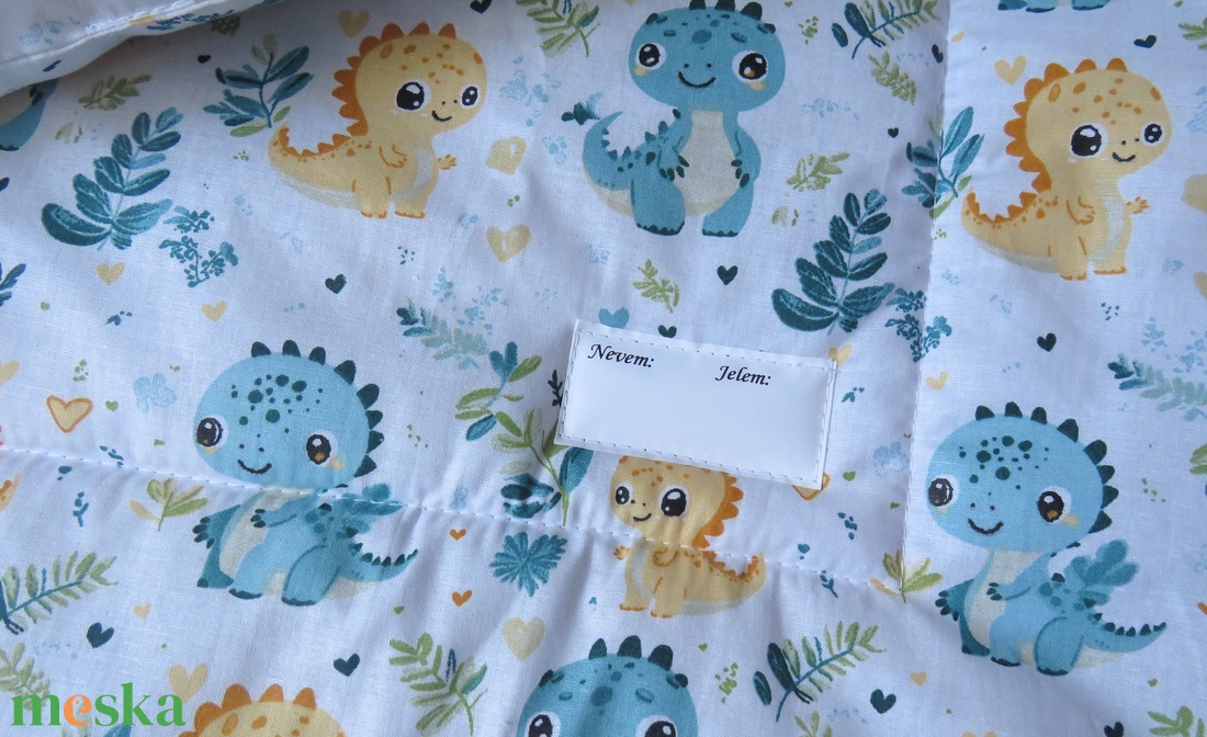 Ovis ágynemű kispárnával- dínók - játék & sport - ovis felszerelés - ovis ágynemű - Meska.hu