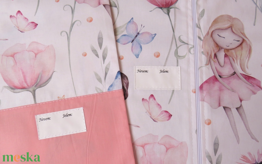 Ovis zsák és torna zsák Készleten-lányok és virágok - játék & sport - ovis felszerelés - ovis szett - Meska.hu