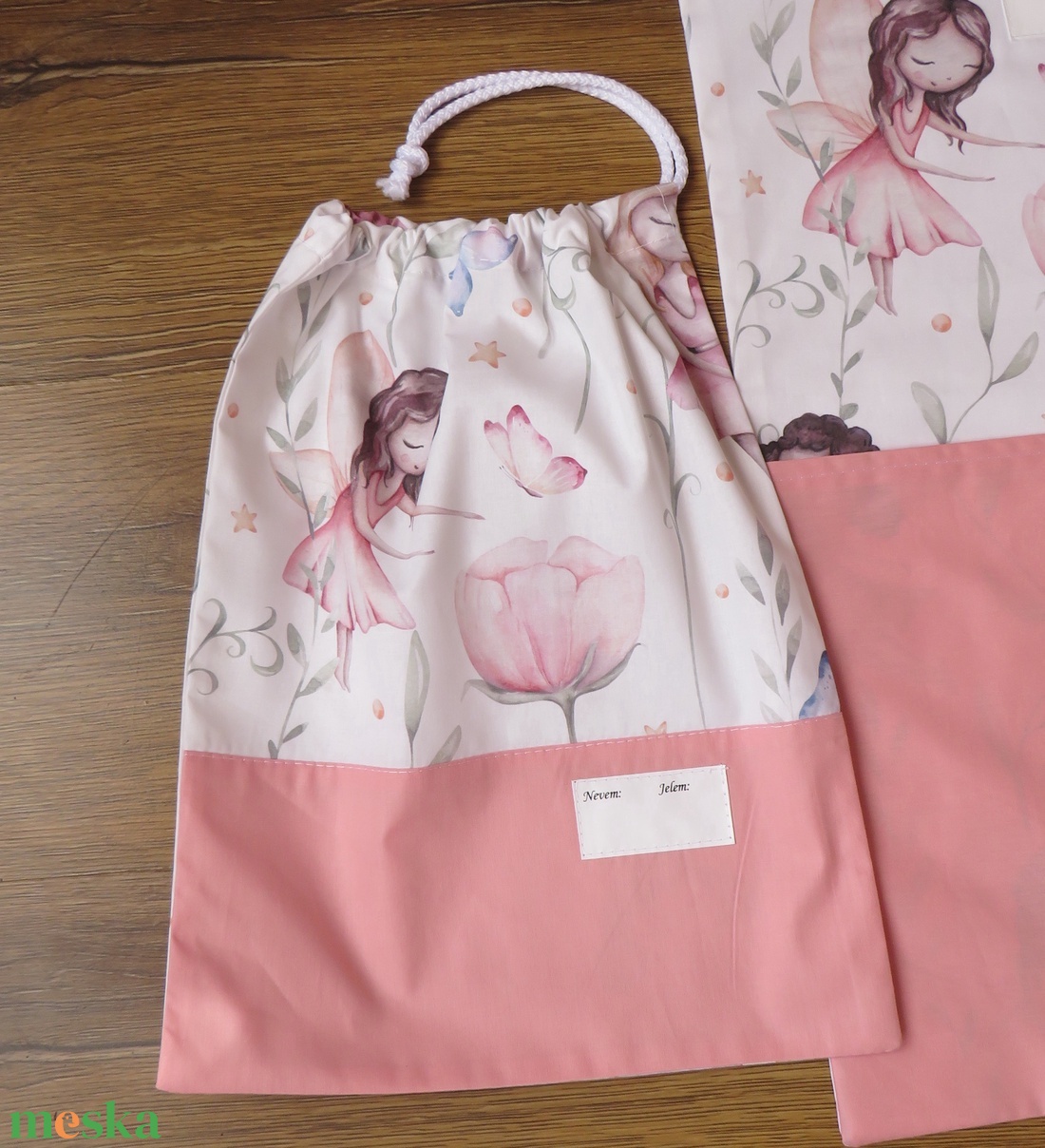 Ovis zsák és torna zsák Készleten-lányok és virágok - játék & sport - ovis felszerelés - ovis szett - Meska.hu