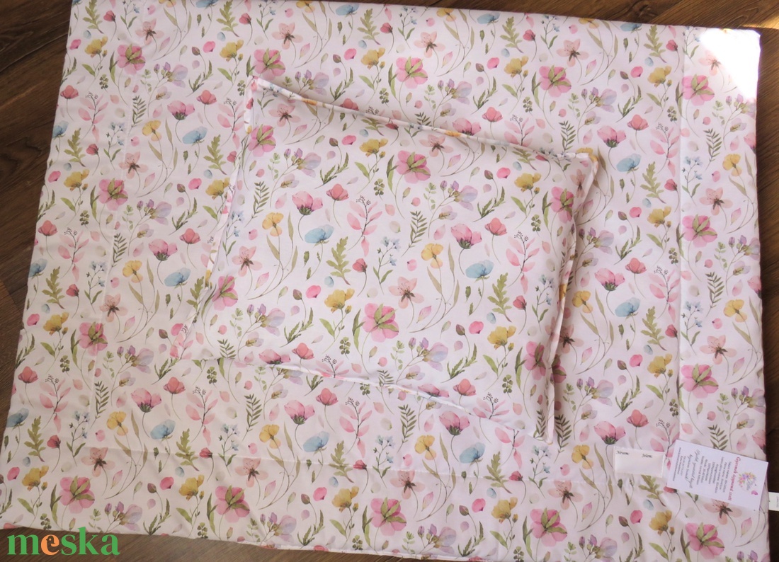 Ovis ágynemű kispárnával-virágeső - játék & sport - ovis felszerelés - ovis ágynemű - Meska.hu