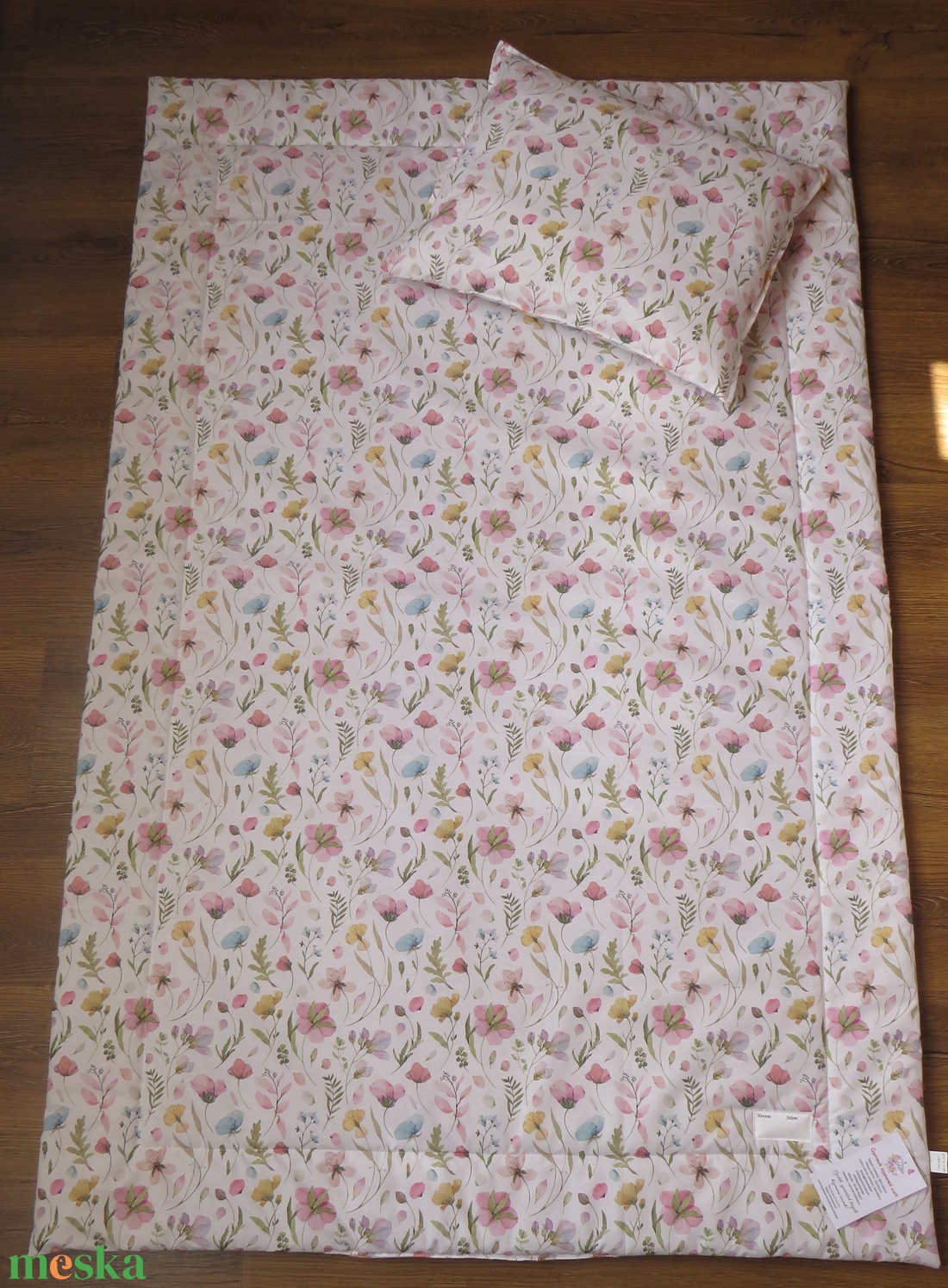 Ovis ágynemű kispárnával-virágeső - játék & sport - ovis felszerelés - ovis ágynemű - Meska.hu