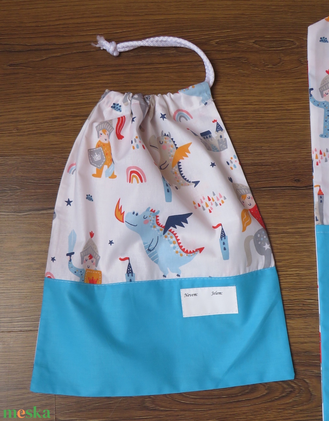 Ovis zsák szett- lovag - játék & sport - ovis felszerelés - ovis szett - Meska.hu