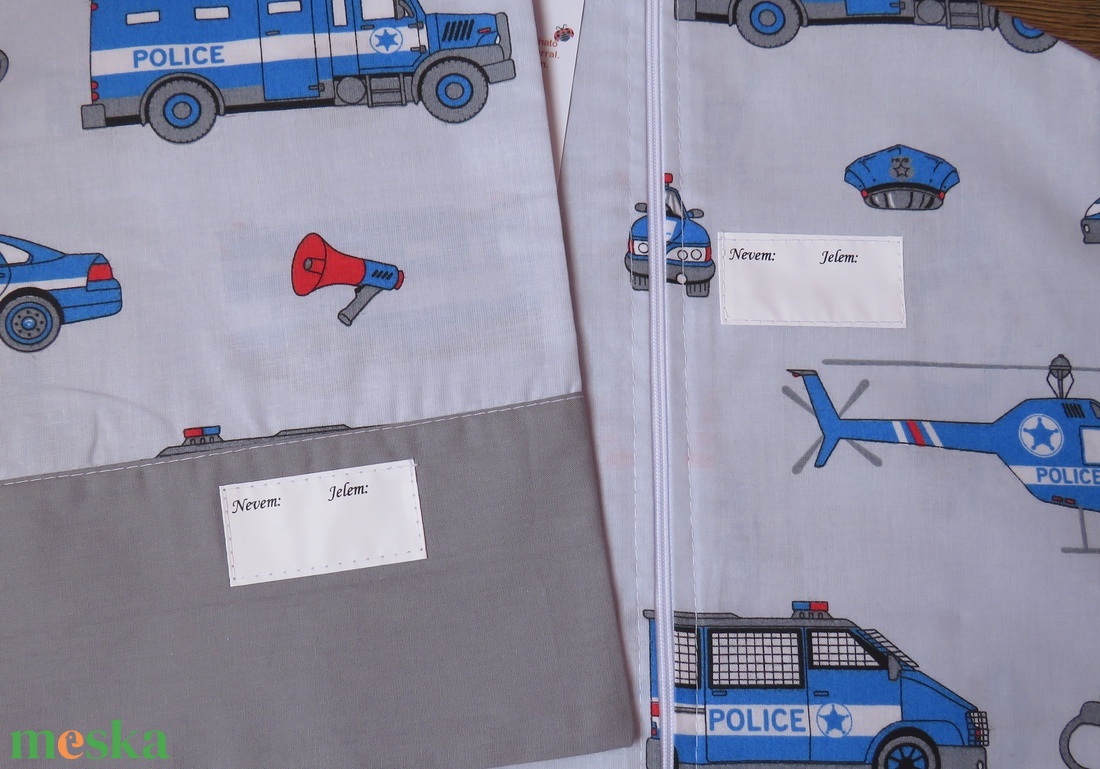 Ovis zsák és torna zsák- police - játék & sport - ovis felszerelés - ovis szett - Meska.hu