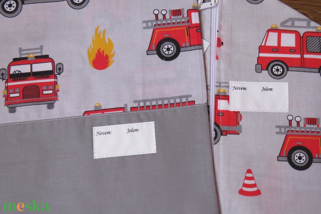 Ovis zsák és torna zsák- tűzoltók - játék & sport - ovis felszerelés - ovis szett - Meska.hu