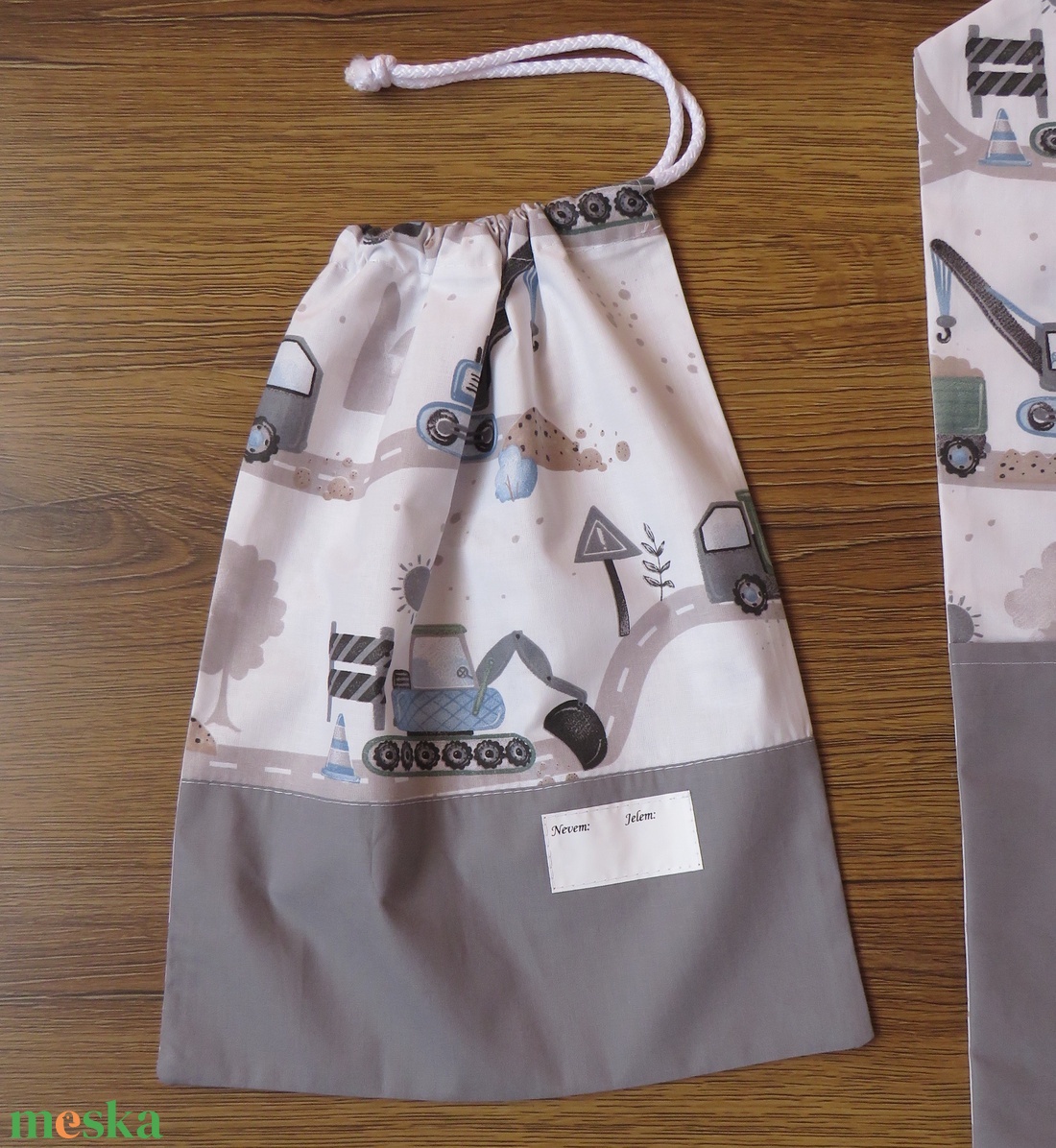 Ovis zsák és torna zsák KÉSZLETEN!-munkagépek - játék & sport - ovis felszerelés - ovis szett - Meska.hu