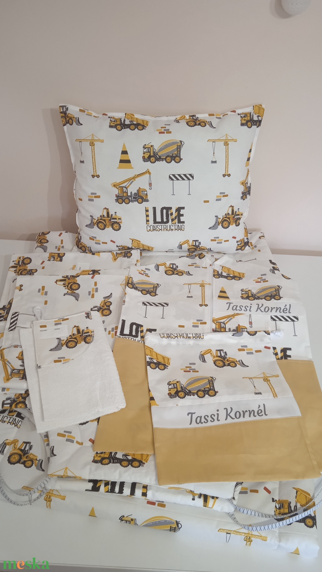 Ovis szett - játék & sport - ovis felszerelés - ovis ágynemű - Meska.hu