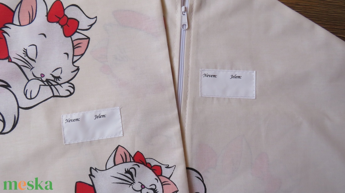 ovis zsák szett torna zsákkal-cicás - játék & sport - ovis felszerelés - ovis zsák - Meska.hu