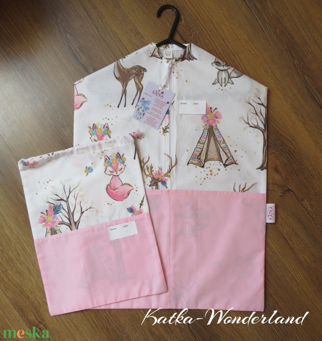 Erdei állatok-ovis zsák és torna zsák - játék & sport - ovis felszerelés - ovis zsák - Meska.hu