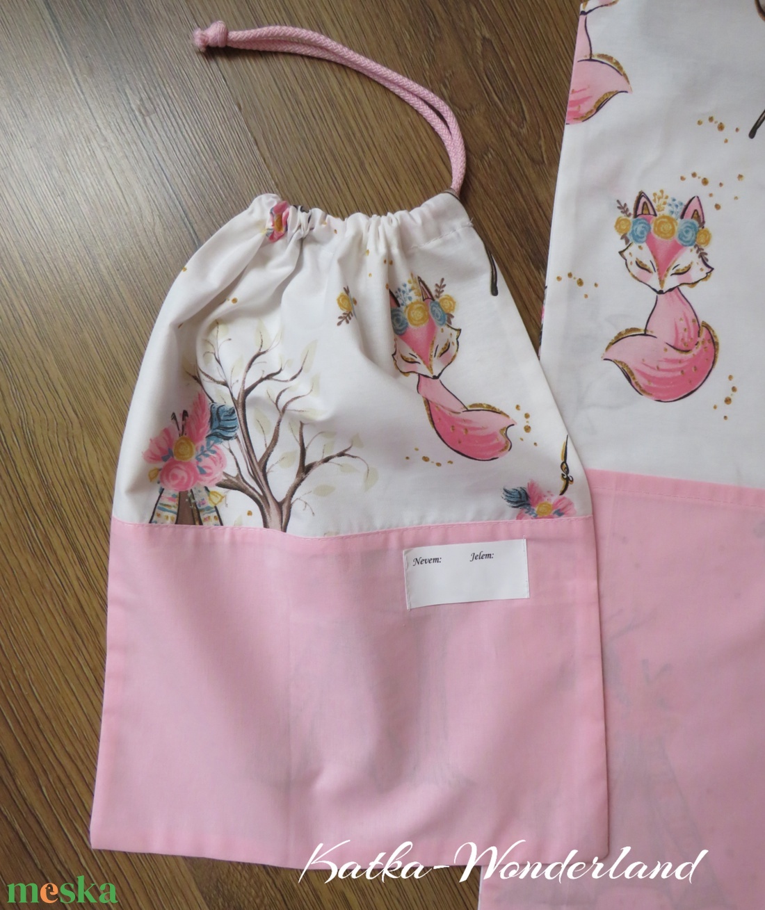 Erdei állatok-ovis zsák és torna zsák - játék & sport - ovis felszerelés - ovis zsák - Meska.hu