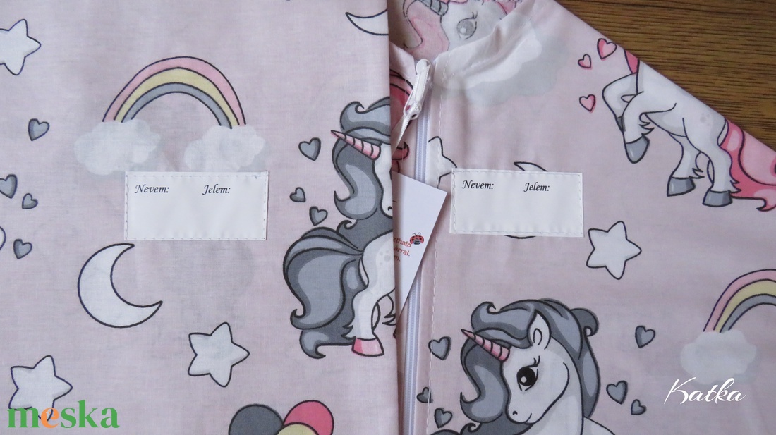 Unikornisok- ovis zsák és torna zsák szett - játék & sport - ovis felszerelés - ovis zsák - Meska.hu