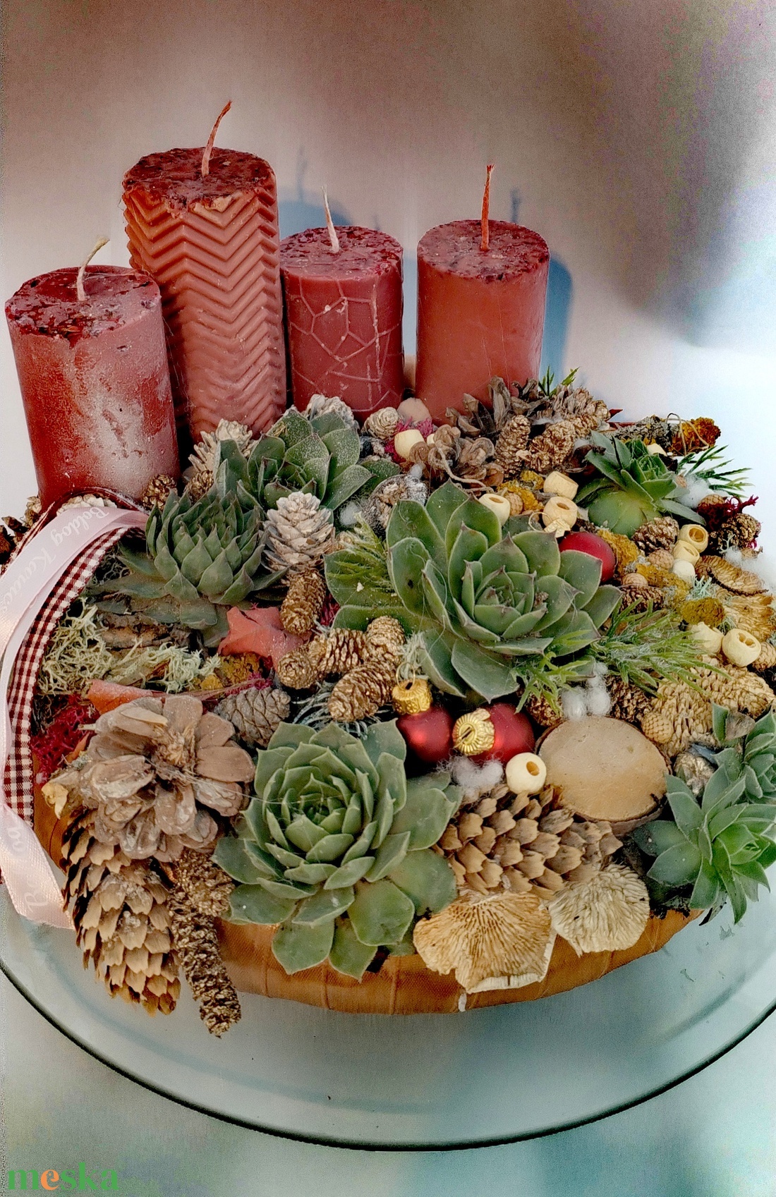 Adventi  - karácsony - adventi díszek - adventi koszorú - Meska.hu