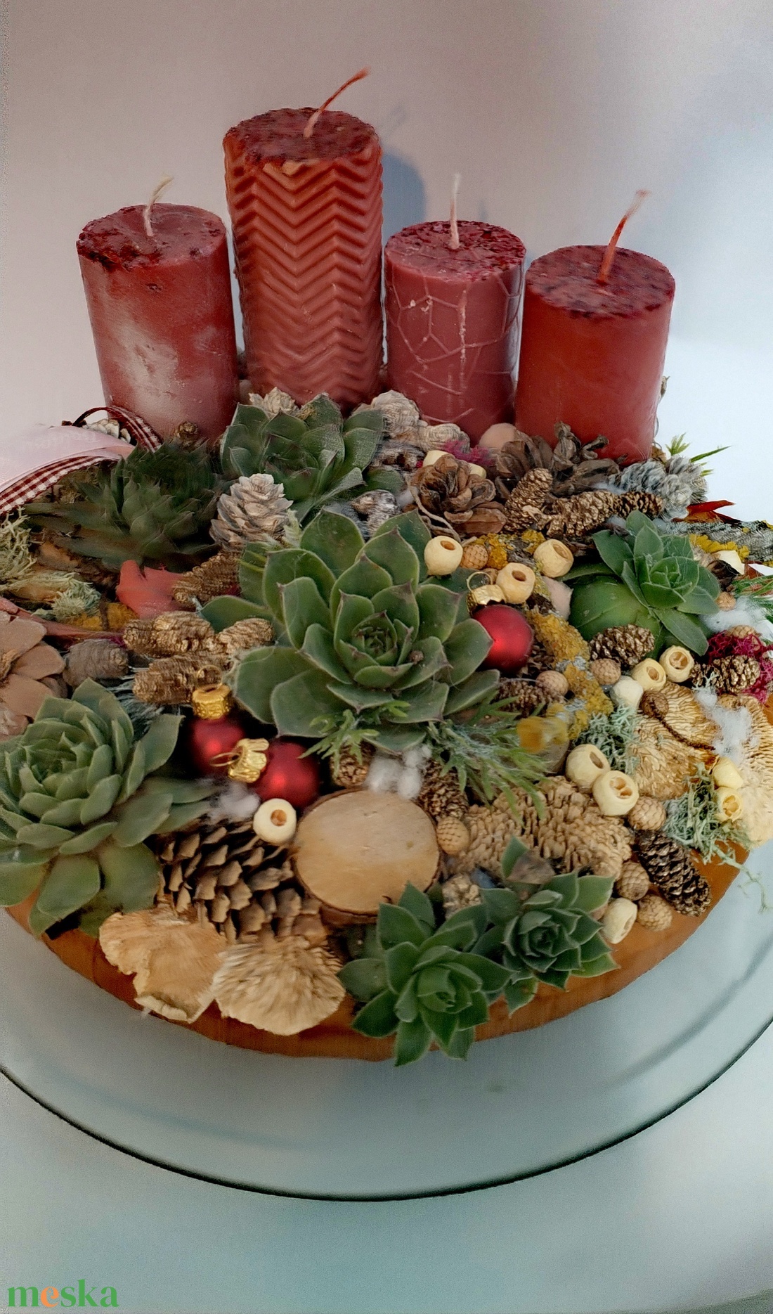 Adventi  - karácsony - adventi díszek - adventi koszorú - Meska.hu