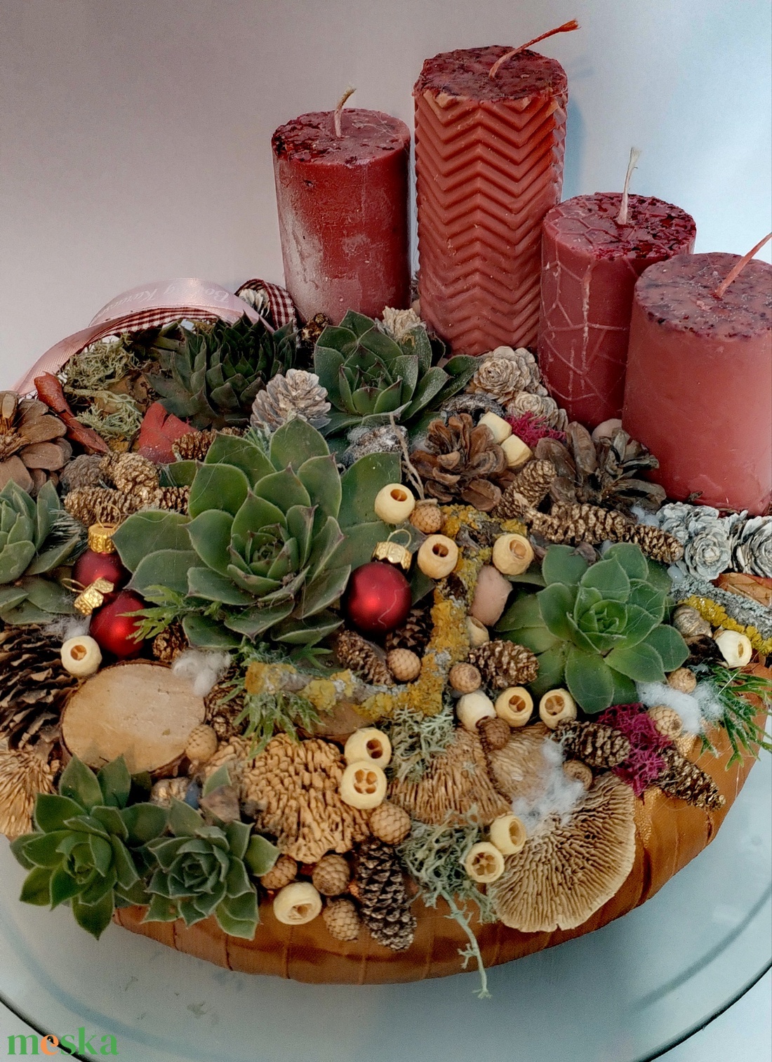 Adventi  - karácsony - adventi díszek - adventi koszorú - Meska.hu