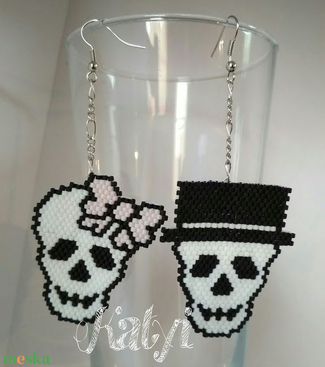 Halloween fülbevaló - ékszer - fülbevaló - fülékszer - Meska.hu