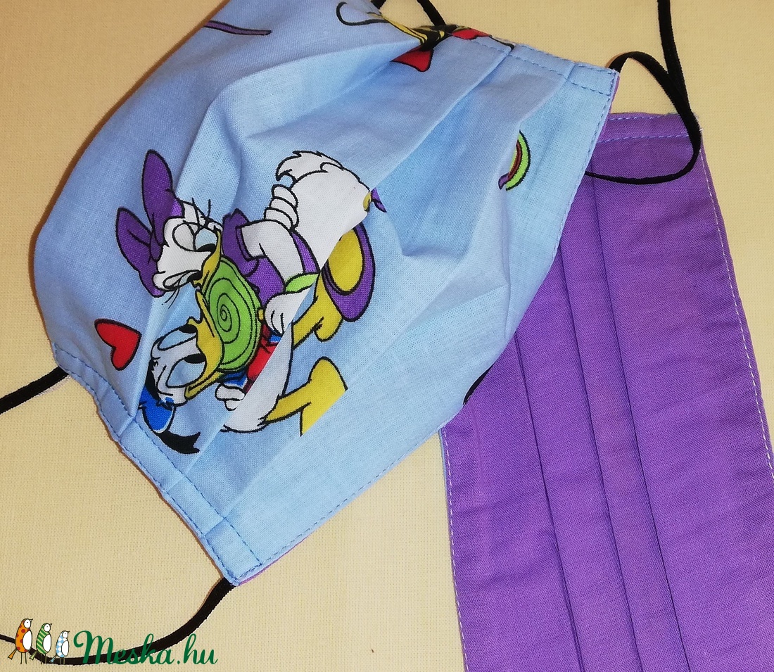 walt disney-lila, kék, 3 rétegű maszk -  - Meska.hu walt disney-lila, kék, 3 rétegű maszk -  - Meska.hu