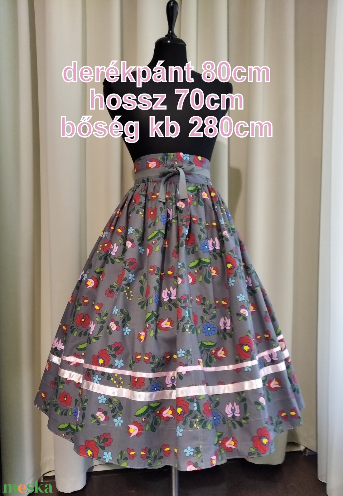Kamasz néptánc szoknya 70 cm zöld-szürke - ruha & divat - női ruha - szoknya - Meska.hu Kamasz néptánc szoknya 70 cm zöld-szürke - ruha & divat - női ruha - szoknya - Meska.hu
