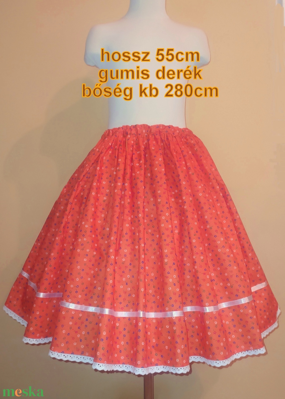 Gyermek néptánc szoknya 55 cm piros, narancs - ruha & divat - babaruha & gyerekruha - szoknya - Meska.hu Gyermek néptánc szoknya 55 cm piros, narancs - ruha & divat - babaruha & gyerekruha - szoknya - Meska.hu