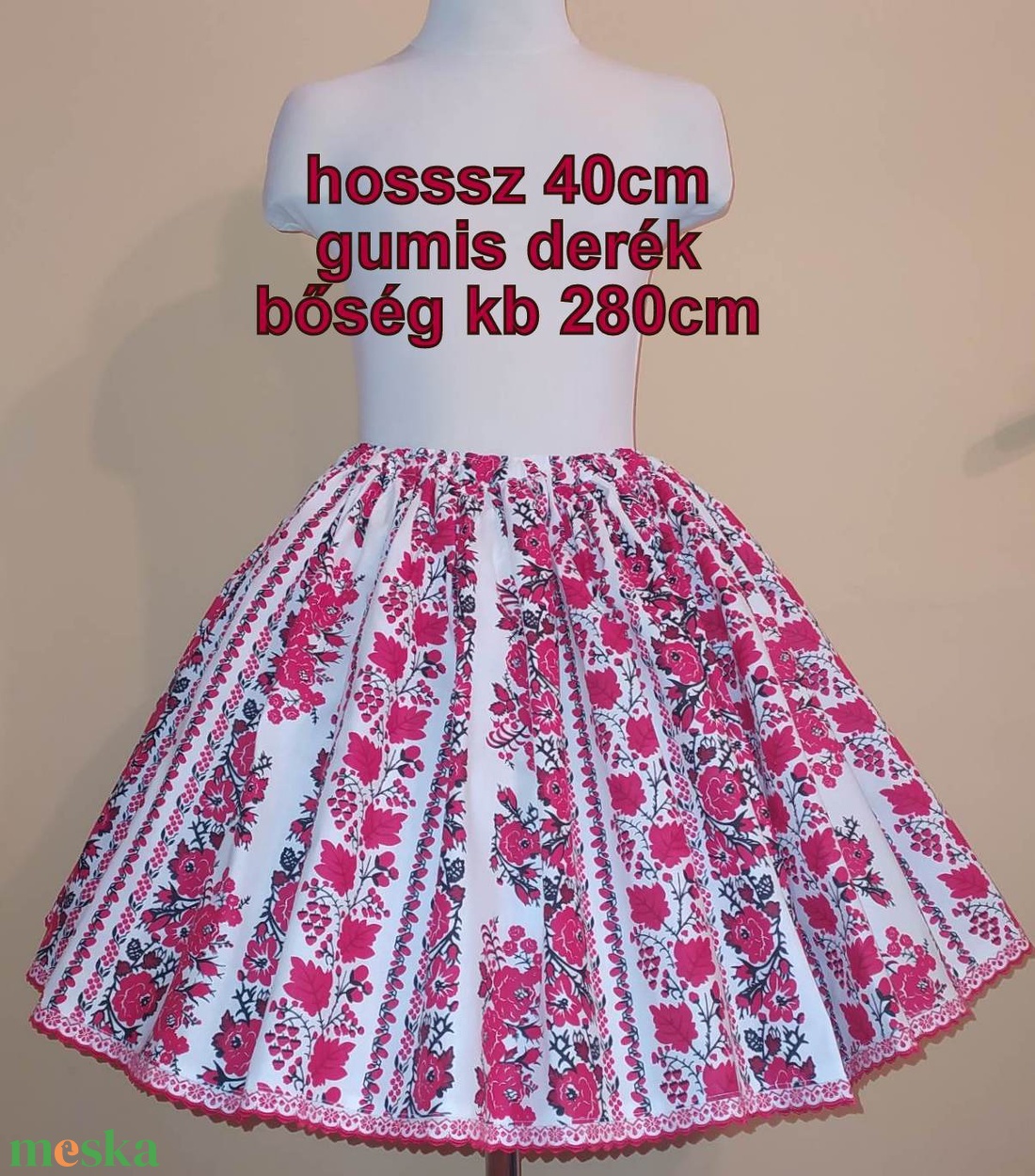 Gyermek néptánc szoknya 40 cm virágosak - ruha & divat - babaruha & gyerekruha - szoknya - Meska.hu Gyermek néptánc szoknya 40 cm virágosak - ruha & divat - babaruha & gyerekruha - szoknya - Meska.hu