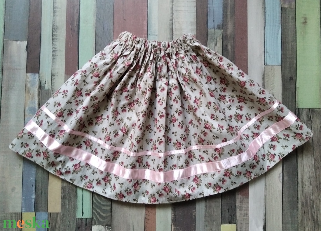 Kisgyermek néptánc szoknya 30 cm vegyes színek - ruha & divat - gyerekruha - szoknya - Meska.hu