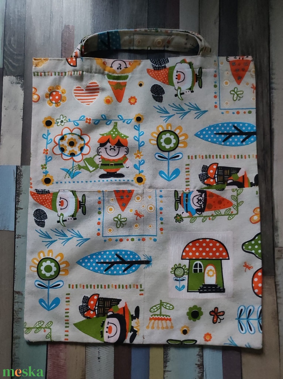Füles ovis zsák- lányos - játék & sport - ovis felszerelés - ovis zsák - Meska.hu