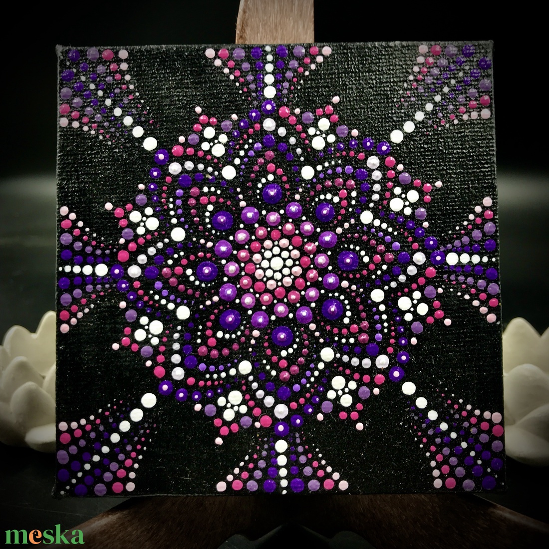 Bölcsesség és harmónia: Spirituális pontozott Mandala festmény, relaxációs és meditációs kiegészítő - otthon & életmód - dekoráció - spiritualitás - mandala - Meska.hu Bölcsesség és harmónia: Spirituális pontozott Mandala festmény, relaxációs és meditációs kiegészítő - otthon & életmód - dekoráció - spiritualitás - mandala - Meska.hu
