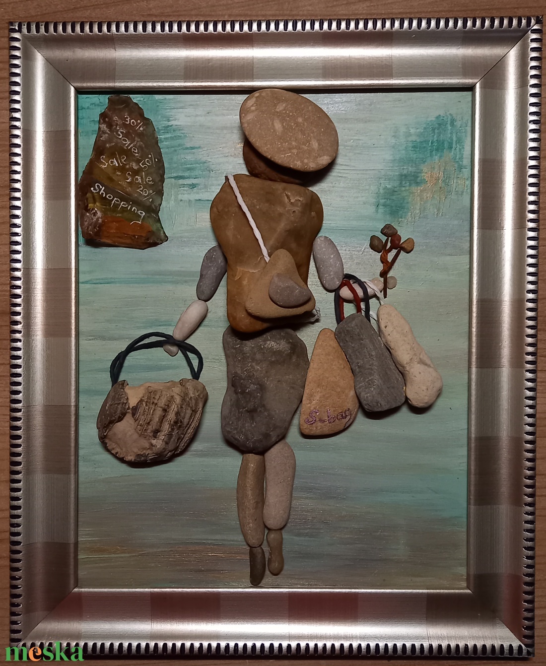 Shopping/vásárlás (30x25 cm) - otthon & életmód - dekoráció - kép & falikép - kavics kép - Meska.hu Shopping/vásárlás (30x25 cm) - otthon & életmód - dekoráció - kép & falikép - kavics kép - Meska.hu